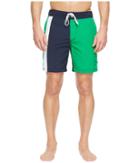 Nautica Nautica Color Blocked Trunk (rolling Green) Men's Swimwear