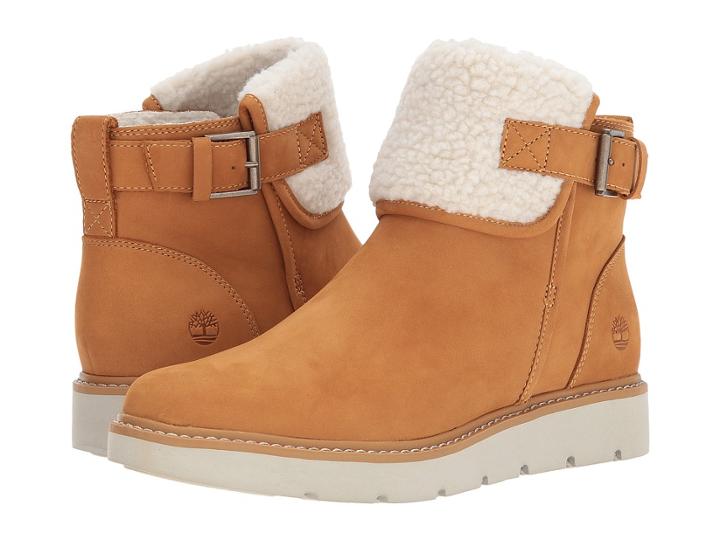 Timberland Kenniston Fleece Lined Boot (wheat Nubuck) Women's Boots