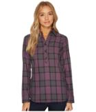 Kuhl Kinsley Flannel Shirt (concord) Women's Long Sleeve Button Up