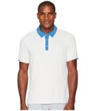 Adidas Golf Climachill(r) Iconic Polo (grey One/trace Royal) Men's Clothing