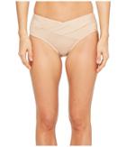 Kenneth Cole Sexy Solids Crossover Hipster Bottom (sand) Women's Swimwear