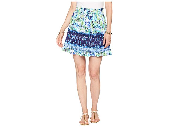 Lilly Pulitzer Raya Skirt (multi Petal Faster Engineered) Women's Skirt