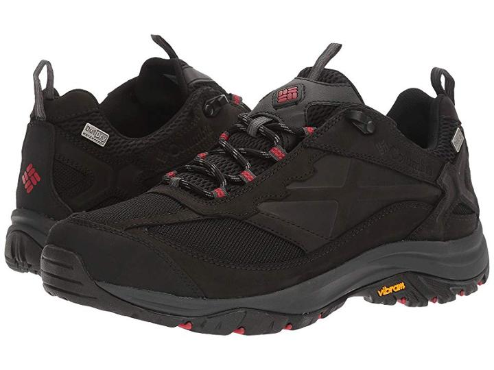 Columbia Terrebonne Outdry (black/mountain Red) Men's Shoes