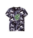 Dolce & Gabbana Kids Banana Leaf T-shirt (big Kids) (black Print) Boy's T Shirt