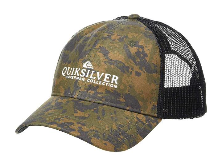 Quiksilver Waterman Cranden Trucker Cap (camo) Caps