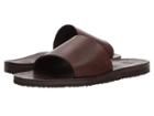 Frye Cape Slide (brown Smooth Full Grain) Men's Sandals