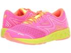Asics Kids Noosa Gs (big Kid) (pink Glo/flash Yellow) Girls Shoes