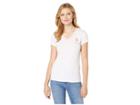 U.s. Polo Assn. V-neck Big Logo Tee (optic White) Women's Clothing