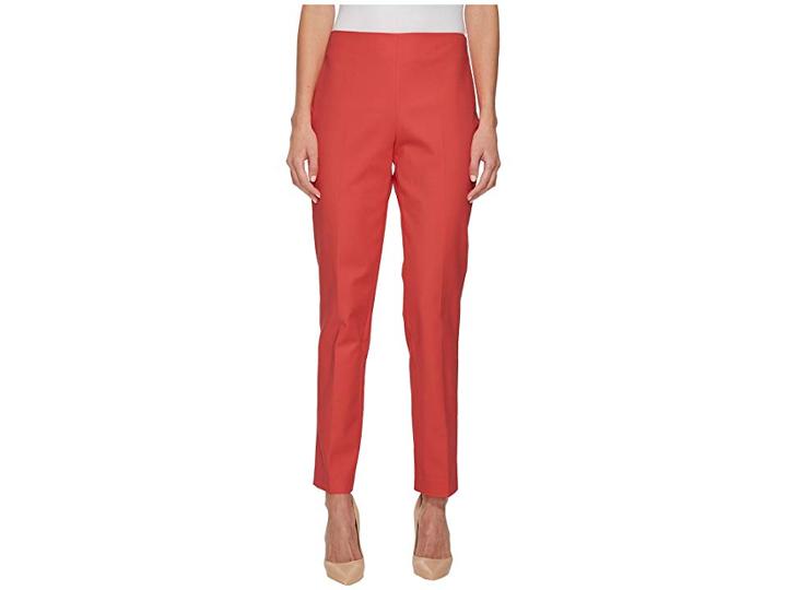 Vince Camuto Doubleweave Side Zip Skinny Pants (melon) Women's Casual Pants