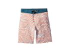 Volcom Kids Mag Vibes Elastic Boardshorts (little Kids/big Kids) (turbo Orange) Boy's Swimwear