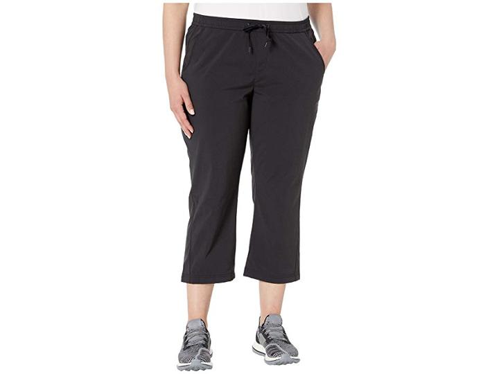 Eddie Bauer Horizon Adjustable Capris (black) Women's Casual Pants