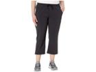 Eddie Bauer Horizon Adjustable Capris (black) Women's Casual Pants