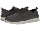 Toms Del Rey Sneaker (black/grey Yarn-dye) Men's Lace Up Casual Shoes