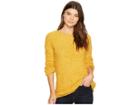 Bb Dakota Debra Eyelash Pullover Sweater (royalty Yellow) Women's Sweater