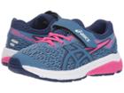 Asics Kids Gt-1000 7 (toddler/little Kid) (azure/fuchsia Purple) Girls Shoes