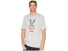True Grit Vintage Screen Print Peace Tee (heather Grey) Men's T Shirt