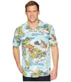 Polo Ralph Lauren Classic Fit Printed Camp Shirt (landscape Hawaiian) Men's Clothing