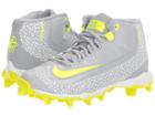 Nike Kids Huarache 2k Filth Keystone Baseball (toddler/little Kid/big Kid) (wolf Grey/volt/white) Kids Shoes