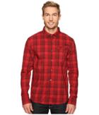 Under Armour Ua Victor Plaid Long Sleeve (cardinal) Men's Clothing