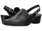 Walking Cradles Grayson (black Accordion Perforated Leather) Women's  Shoes
