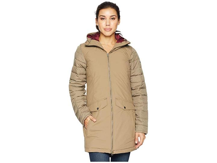 Columbia Upper Avenuetm Insulated Jacket (truffle/rich Wine) Women's Coat