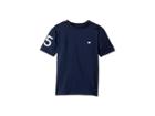Tommy Hilfiger Kids 85 Athletic Tee (toddler/little Kids) (bank Blue) Boy's T Shirt