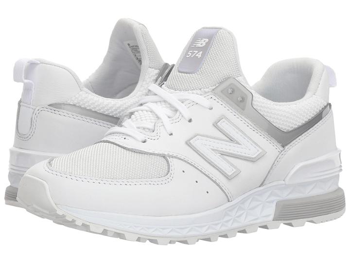 New Balance Classics Ws574v1 (white/white) Women's Running Shoes