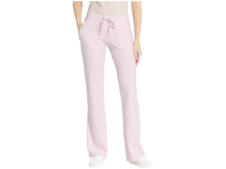 Juicy Couture Del Rey Velour Pants (peekaboo) Women's Casual Pants