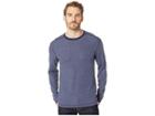 Agave Denim Osler Long Sleeve Crew Neck (peacoat) Men's Clothing