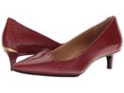 Calvin Klein Griselda (cherry Red Leather) Women's Shoes