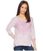 Columbia Coastal Escape Printed Shirt (intense Violet) Women's Long Sleeve Pullover