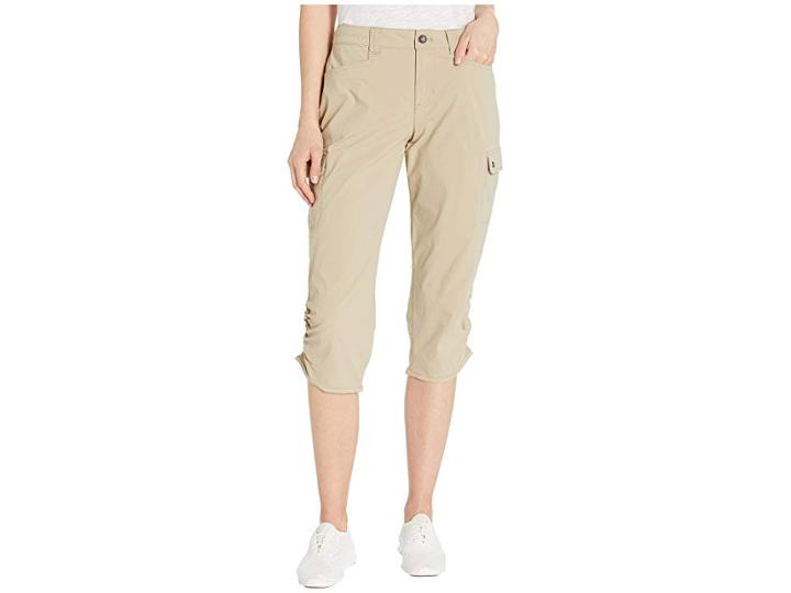 Eddie Bauer Horizon Capris (light Khaki) Women's Casual Pants