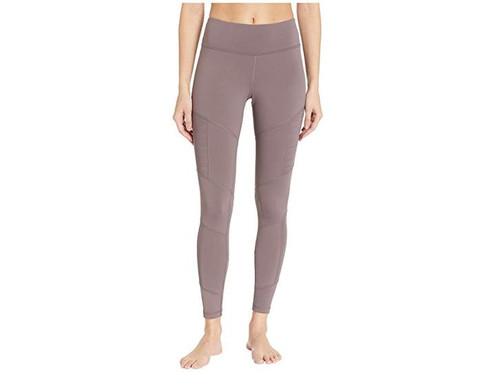 Reebok Mesh Tights (almost Grey) Women's Casual Pants