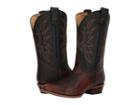 Roper Loaded R (brown Leather/black) Cowboy Boots