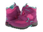 Merrell Kids Moab Polar Mid Strap 2.0 Waterproof (big Kid) (pink/berry) Girls Shoes