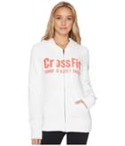 Reebok Crossfit(r) Full Zip Hoodie (chalk) Women's Sweatshirt