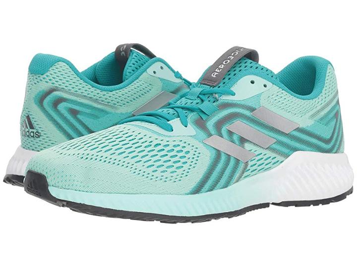 Adidas Running Aerobounce (hi-res Aqua/silver Metallic/clear Mint) Women's Running Shoes
