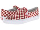 Vans Classic Slip-on ((golden Coast) Red/white Checker) Skate Shoes