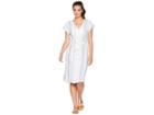 Splendid Tapestry Stripe Dress Cover-up (navy) Women's Swimwear