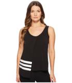 Adidas Y-3 By Yohji Yamamoto 3-stripes Tank Top (black/core White) Women's Sleeveless