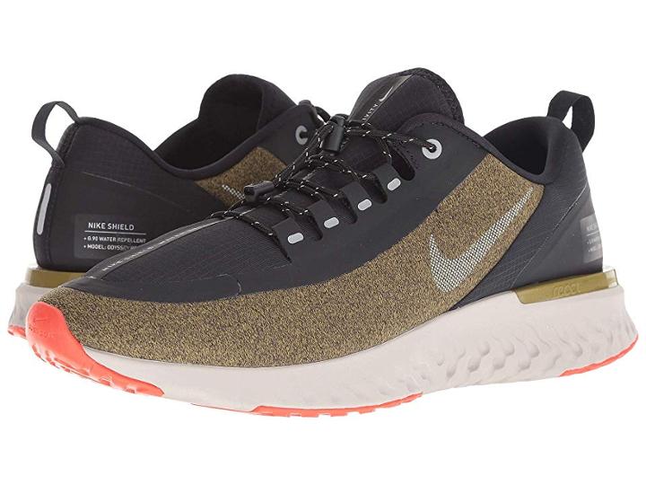 Nike Odyssey React Shield (olive Flak/metallic Silver/black) Men's Running Shoes