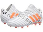 Adidas Kids Nemeziz Messi 17.3 Fg J Soccer (little Kid/big Kid) (white/orange/grey) Kids Shoes