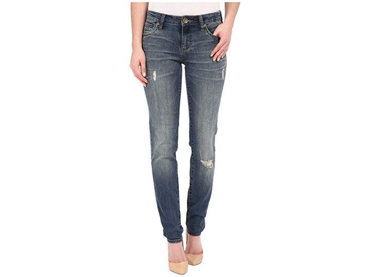 Kut From The Kloth Diana Skinny Jeans In Zest W/ Dark Stone Base Wash (zest/dark Stone Base Wash) Women's Jeans