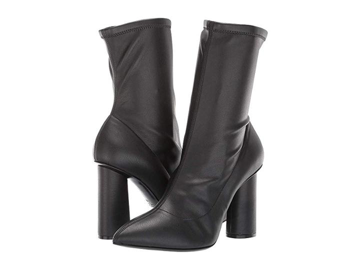 Emporio Armani Stretch Eco-leather Boot (black) Women's Boots