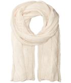 Polo Ralph Lauren Exploded Rope Cable Scarf (antique Cream) Scarves