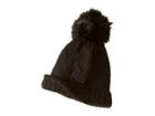 Tundra Boots Kids Single Pom Knit Hat (black) Knit Hats