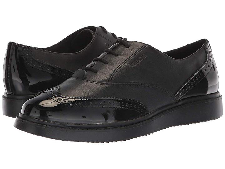 Geox Kids Thymar Girl 10 (big Kid) (black) Girl's Shoes
