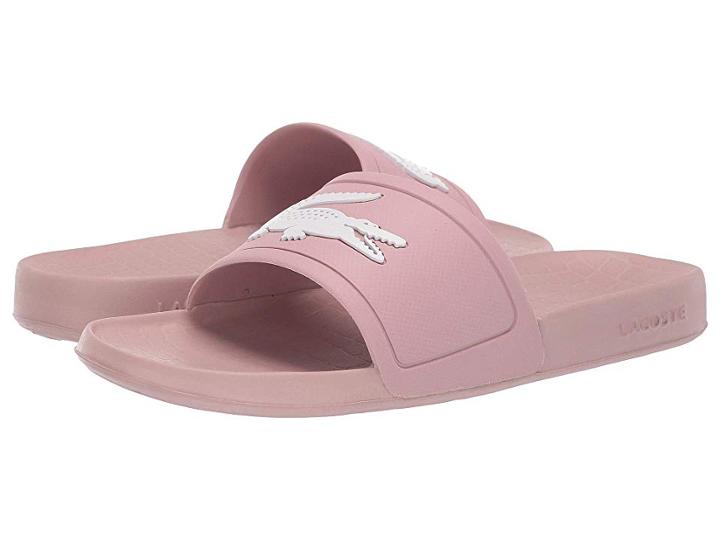 Lacoste Fraisier 119 2 P Cfa (light Pink/white) Women's Dress Sandals