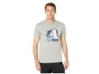 Adidas Badge Of Sport Sport Layer Tee (medium Grey Heather) Men's T Shirt