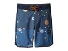 Vissla Kids Creators 4-way Stretch Boardshorts 17 (big Kids) (dark Naval) Boy's Swimwear